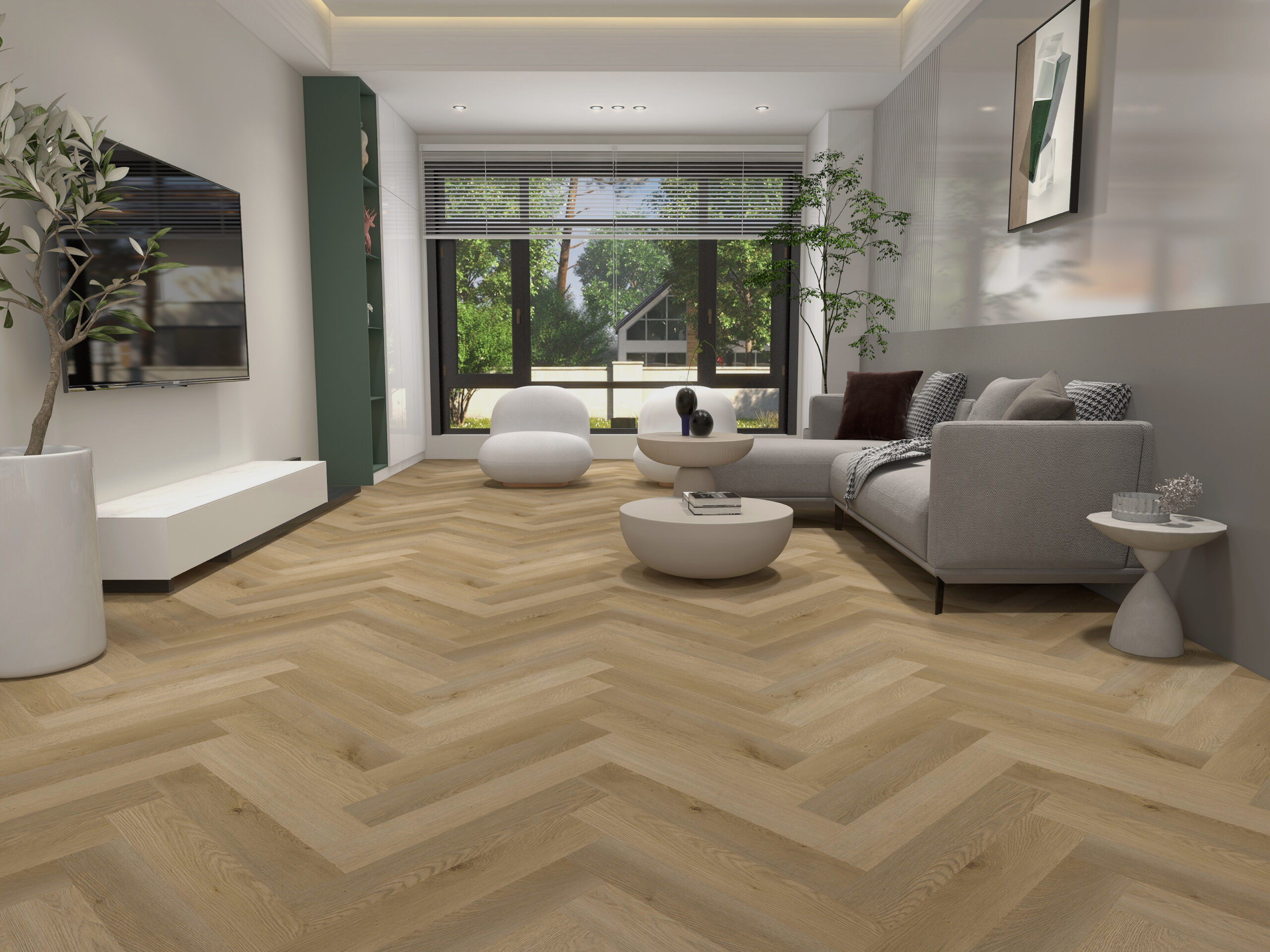 LVT Panel klejony Capri jodełka - obrazek 2
